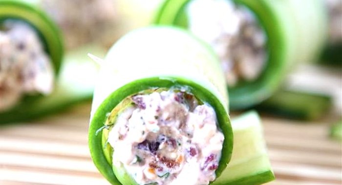 Рулетики из огурцов
