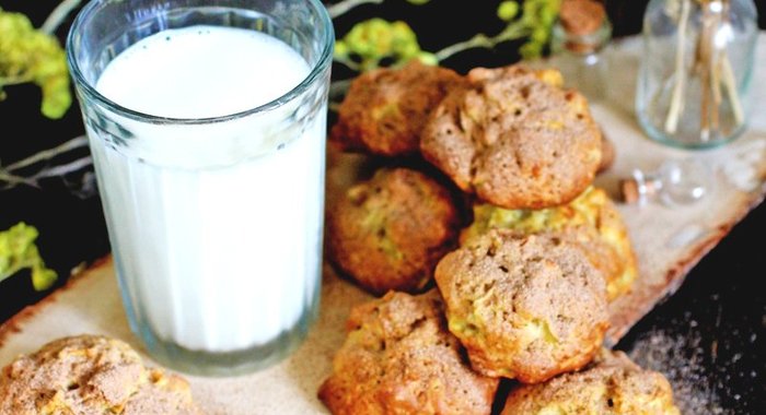 Нежное яблочное печенье