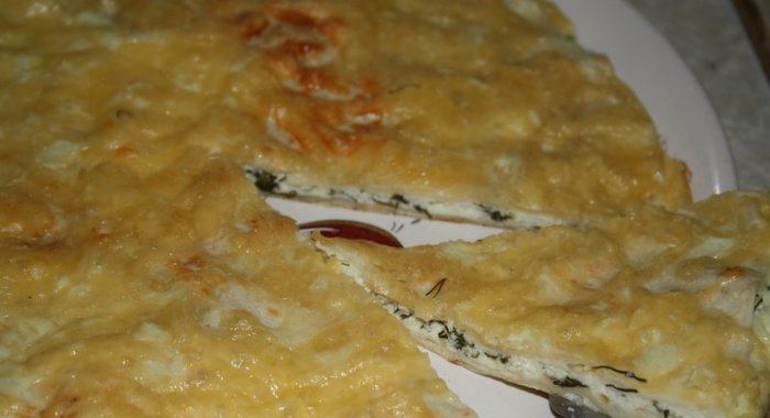 Творожно-сырный пирог