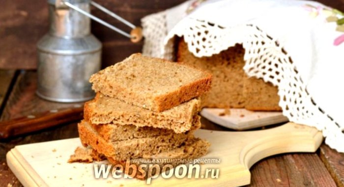 Ржаной хлеб с творогом и картофельными хлопьями