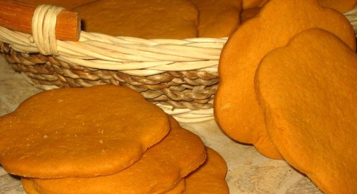 Постное печенье на томатном соке