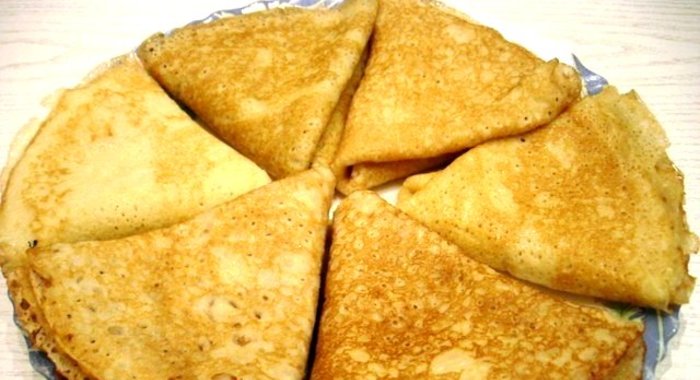 Блинчики на молоке прокисшем