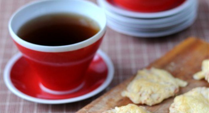 Сырное печенье к чаю