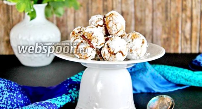 Печенье ореховое с Нутеллой