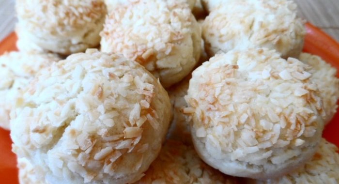 Кокосовое печенье