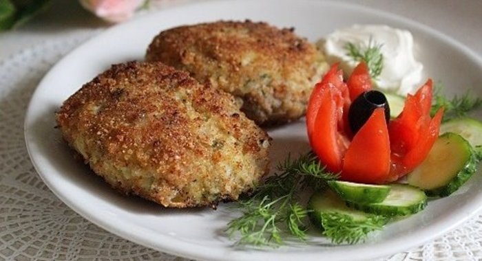 Картофельно-мясные котлеты