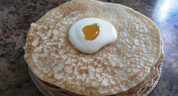 Блины из прокисшего молока