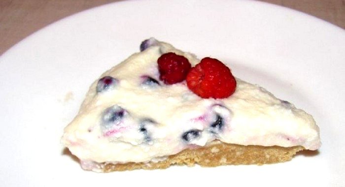 Чизкейк из творога без выпечки