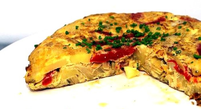 Картофельная запеканка с артишоками