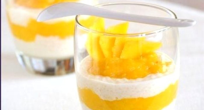 Десерт из манго