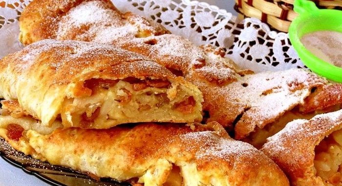 Рулет из творожного теста