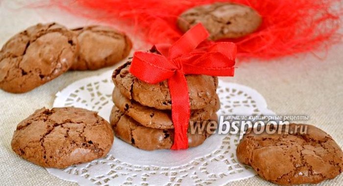 Нежное шоколадное печенье