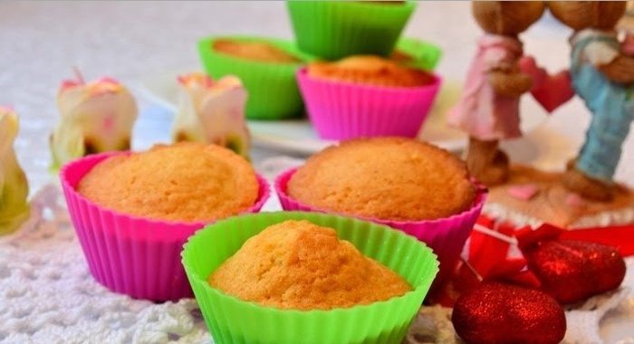 Вкусные кексики в формочках