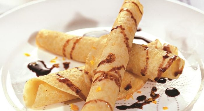 Блинчики с шоколадом