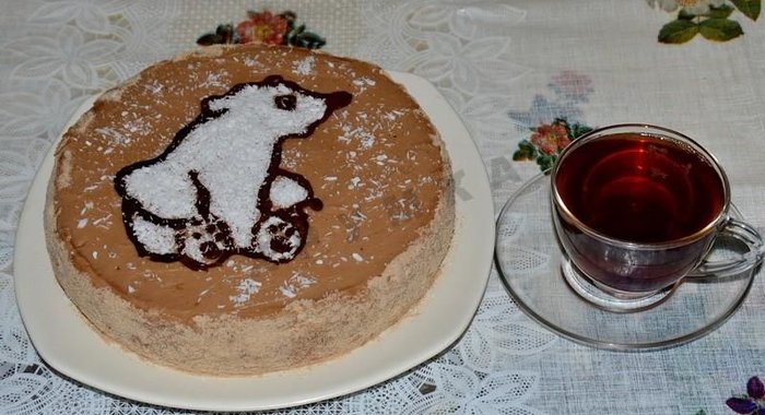 Торт Мишка на севере