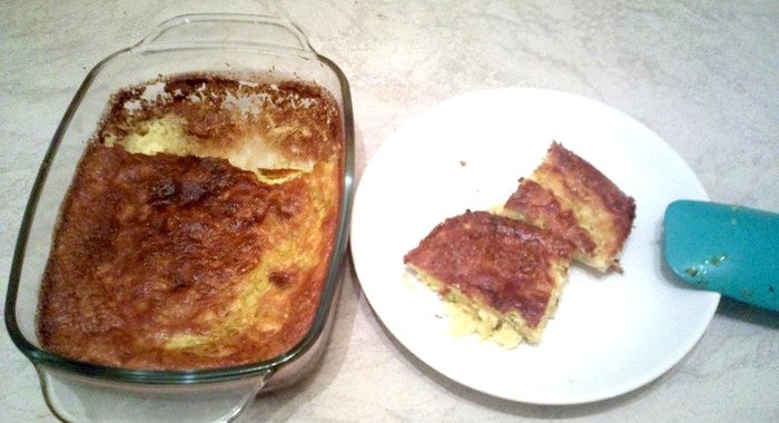 Нежная запеканка из кабачков