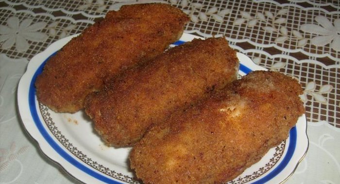 Куриные котлеты по-киевски классические
