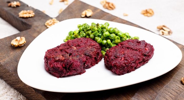 Свекольные котлеты