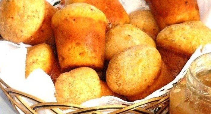 Булочки к чаю (без масла и яиц)