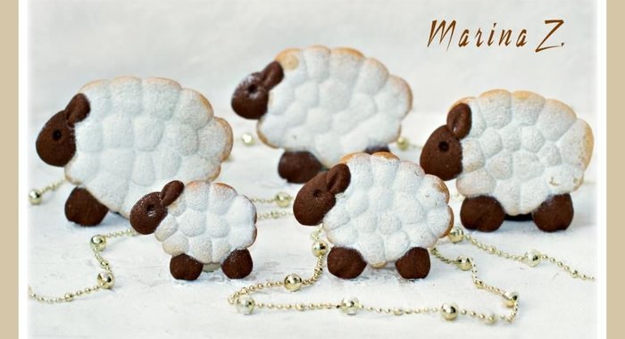 Печенье Пасхальные миндальные бараши