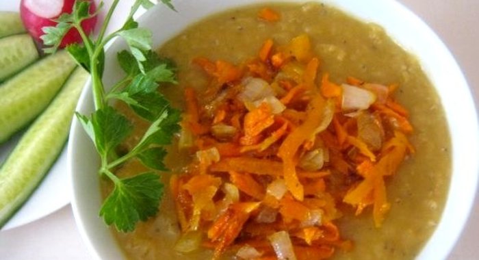 Каша из красной чечевицы