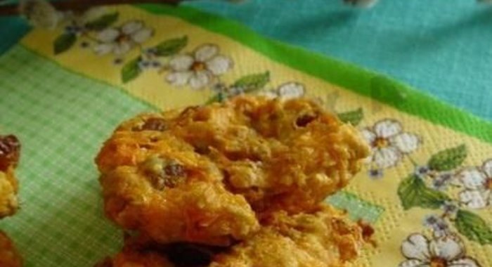 Постное морковное печенье