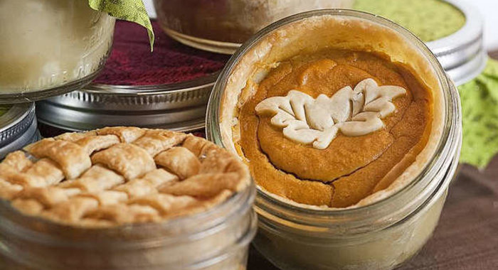 Тыквенный пирог в баночке