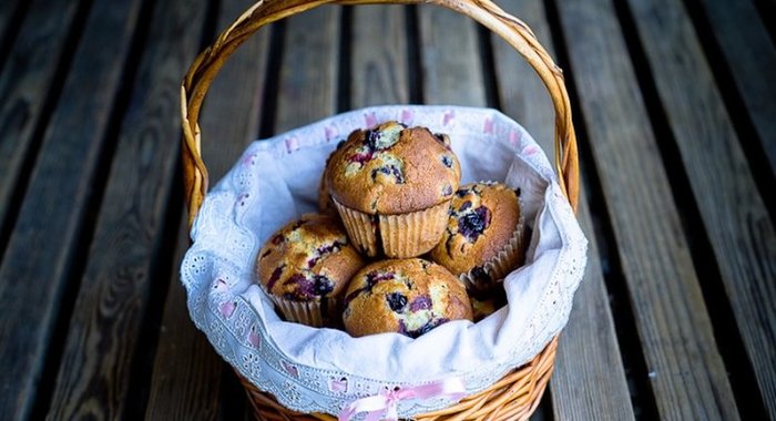 Смородиновые маффины