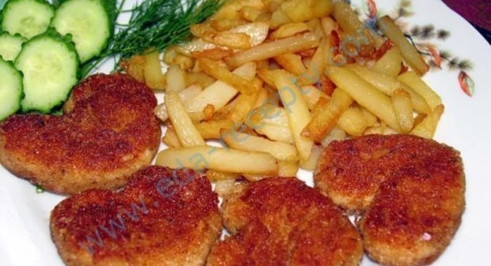 Диетические котлеты куриные