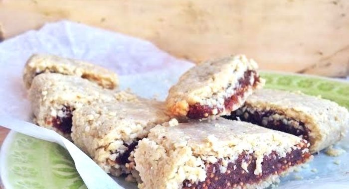 Печенье из кешью и инжира