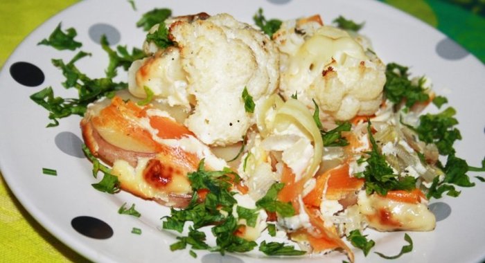 Запеканка из летних овощей с очень вкусной заливкой