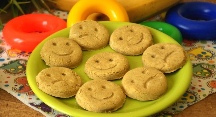 Кукурузное печенье с бананом