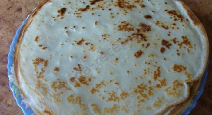 Блинчики с яблоками