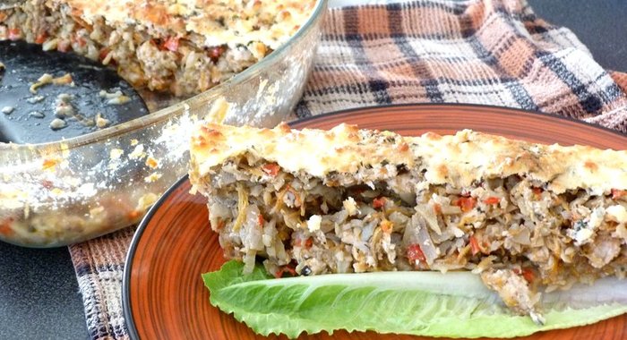 Запеканка с индейкой