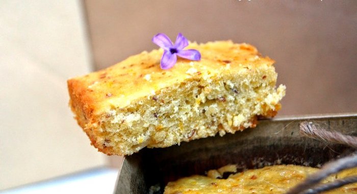 Кекс с грушей