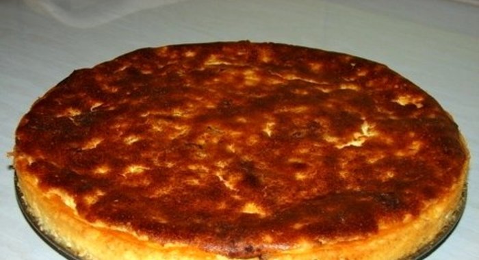 Творожная запеканка на сковороде