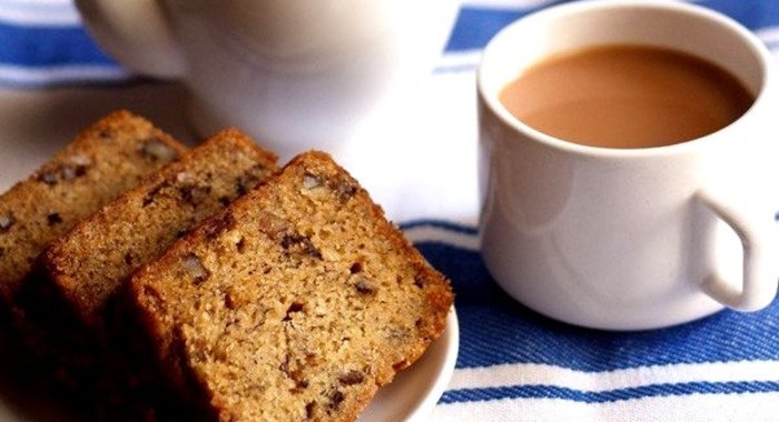 Постный банановый кекс