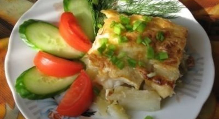 Запеканка с рыбой