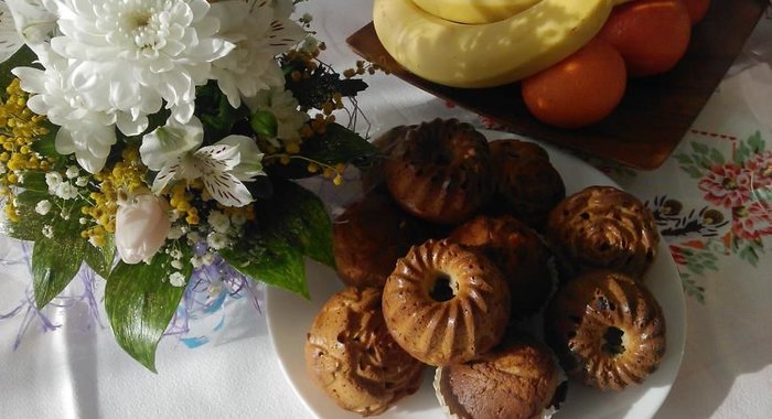 Кексы из ржаной муки