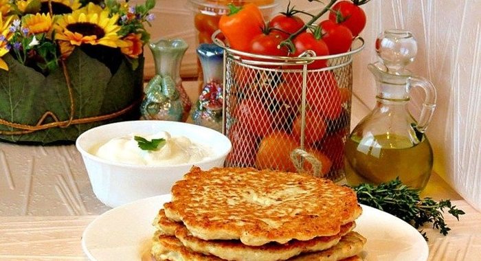 Куриные блинчики