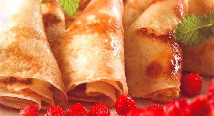 Блины тонкие сладкие