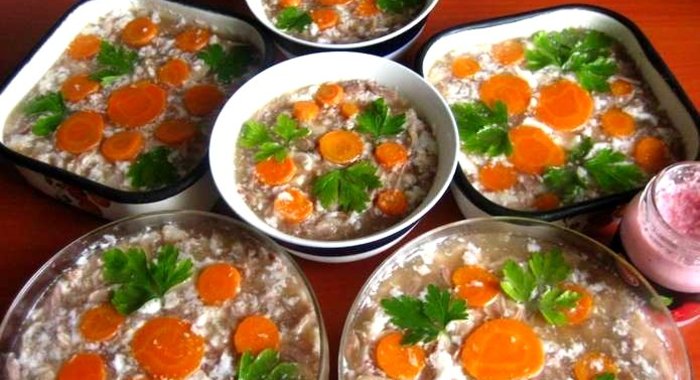 Холодец из куриных крылышек