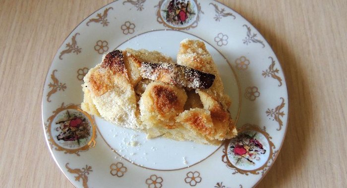 Быстрый пирог из сухого теста