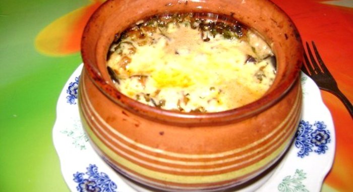 Запеканка с баклажанами