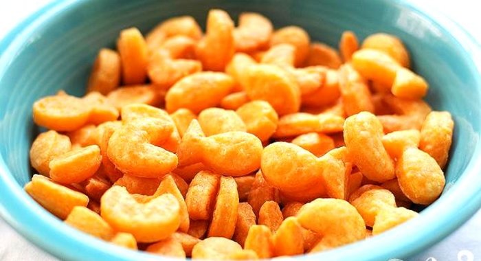 Сырные крекеры-рыбки