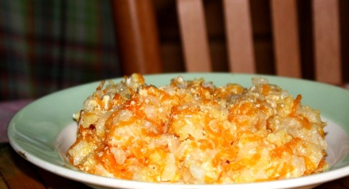 Тыквенная каша в мультиварке