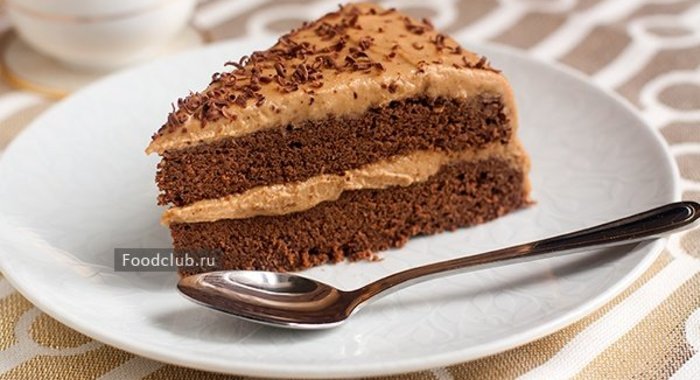 Шоколадно-арахисовый диетический торт