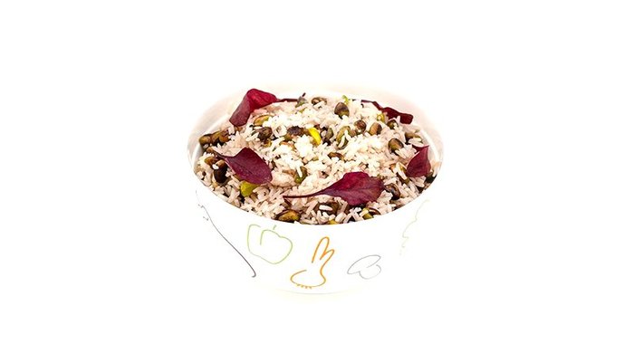 Рисовая каша с фисташками