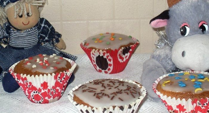 Бисквитные кексики