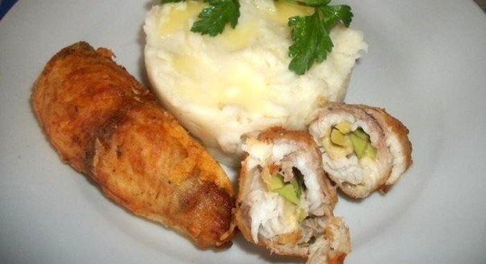 Рыбные рулетики с овощной начинкой